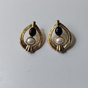 Vintage Avon Teardrop Shaped Earrings